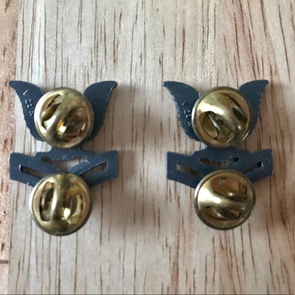 US Navy Petty Officer Second Class Lapel Pin Set - Picture 2 of 2